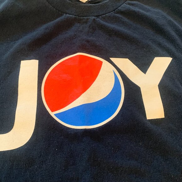Vintage Pepsi t-shirt.  JOY.  Men's lg. - Picture 3 of 3
